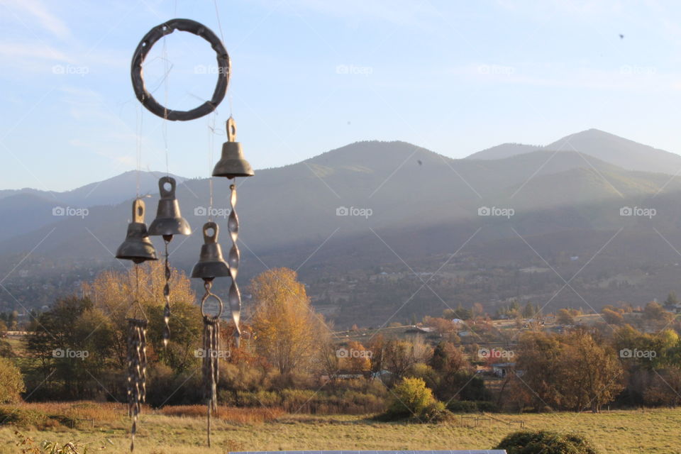 View from back the porch