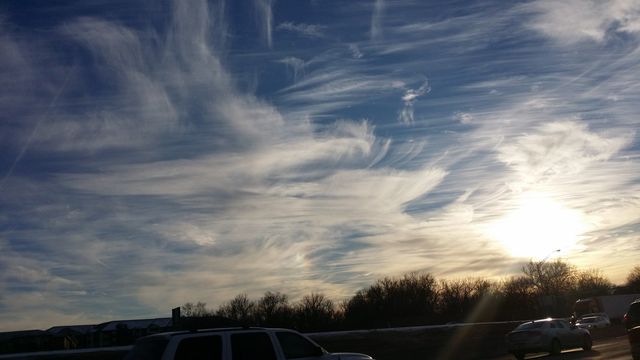 Blue Sky and Cotton Whisps