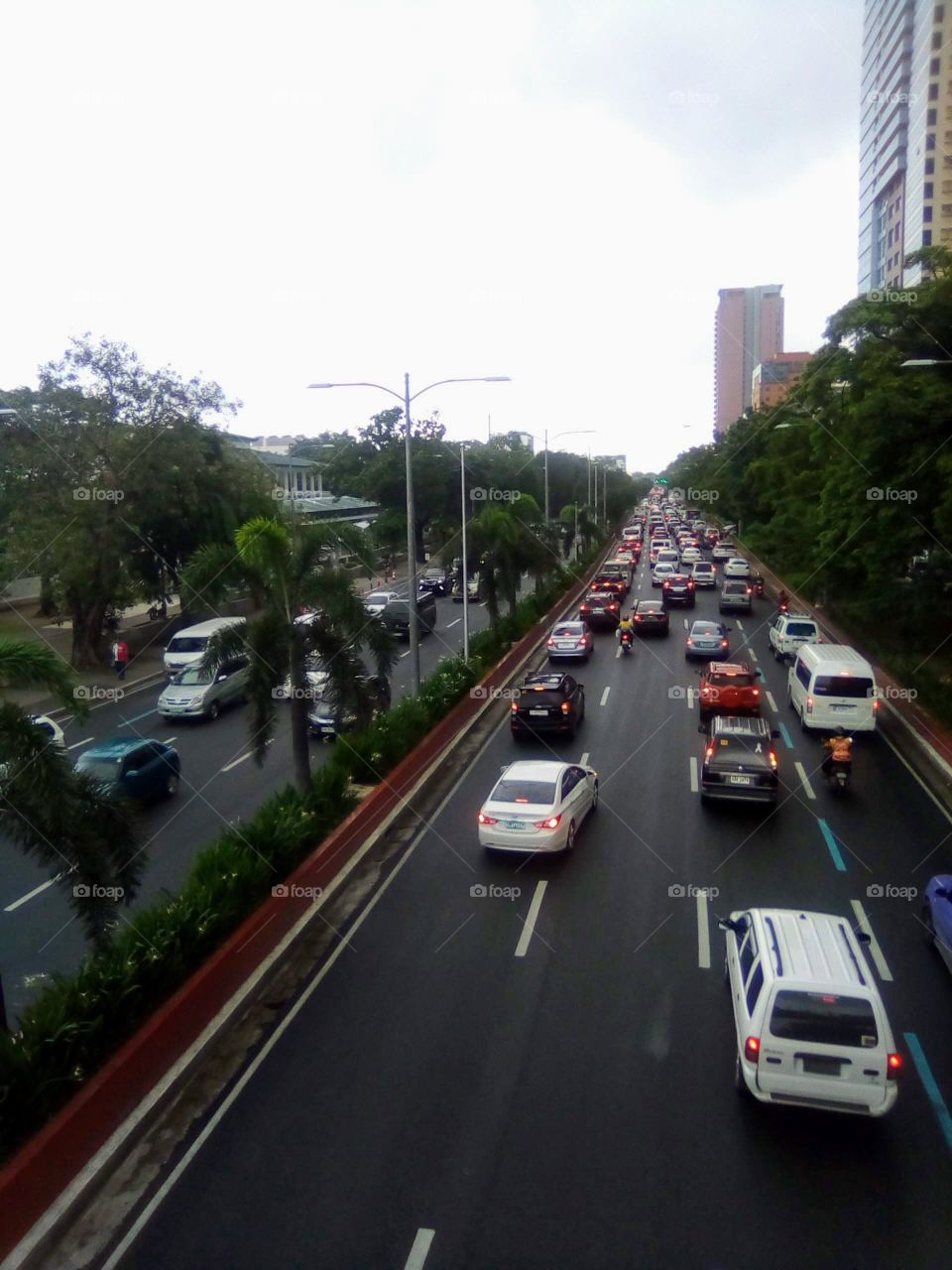 rush hour in Manila