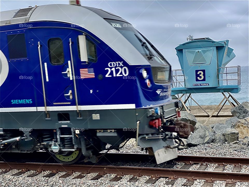 Foap Mission “Metal”! Southern California Coaster Train And Lifeguard Stand !