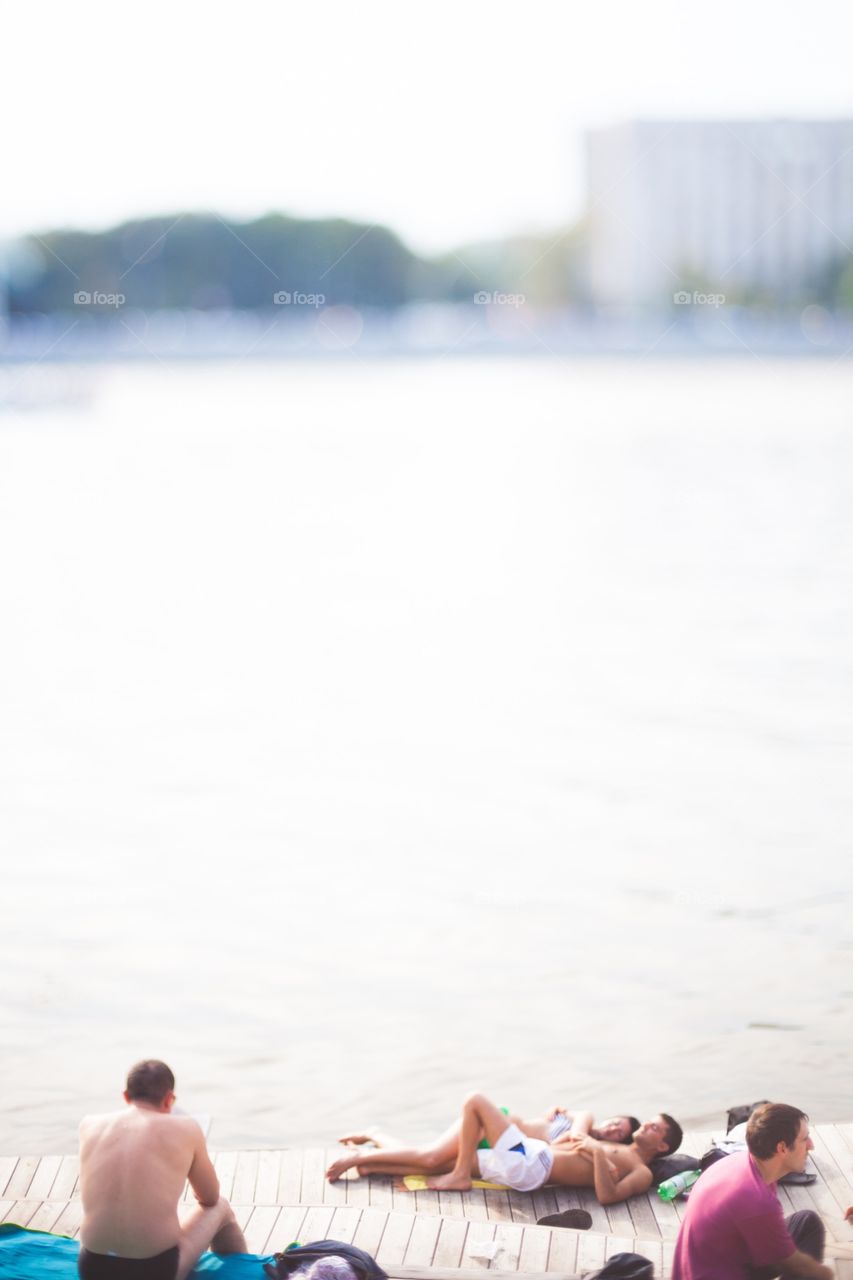 Beach, People, Water, Sea, Girl