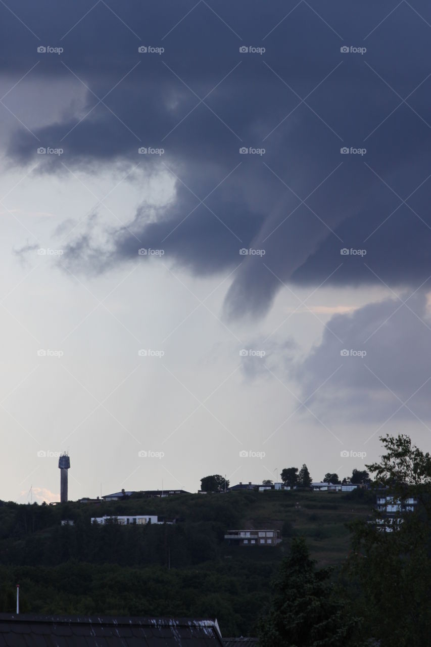 Twister. I saw this tornado heading for som houses.