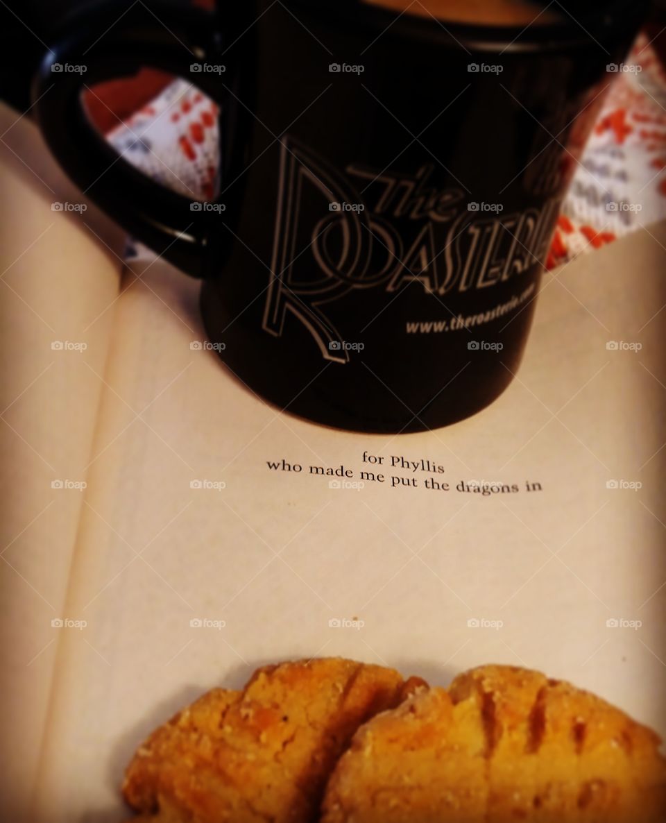 coffee, cookies, and a good book