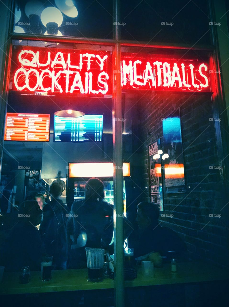 meatballs and cocktails 