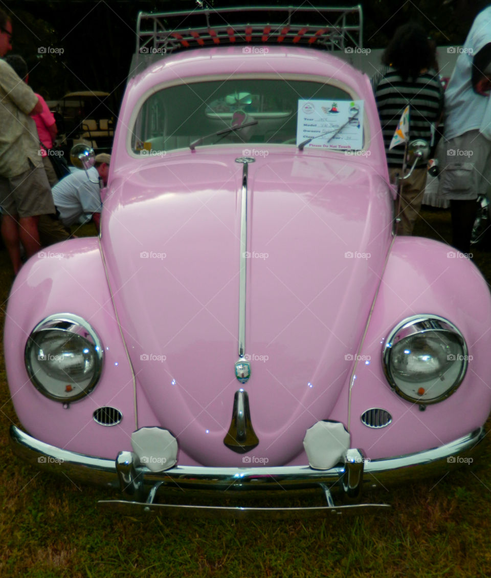 Pink Volkswagen: PINK COLOR STORY: Pink is the color most often associated with charm, politeness, sensitivity,
tenderness, sweetness, childhood, femininity, and romance! Think Pink!