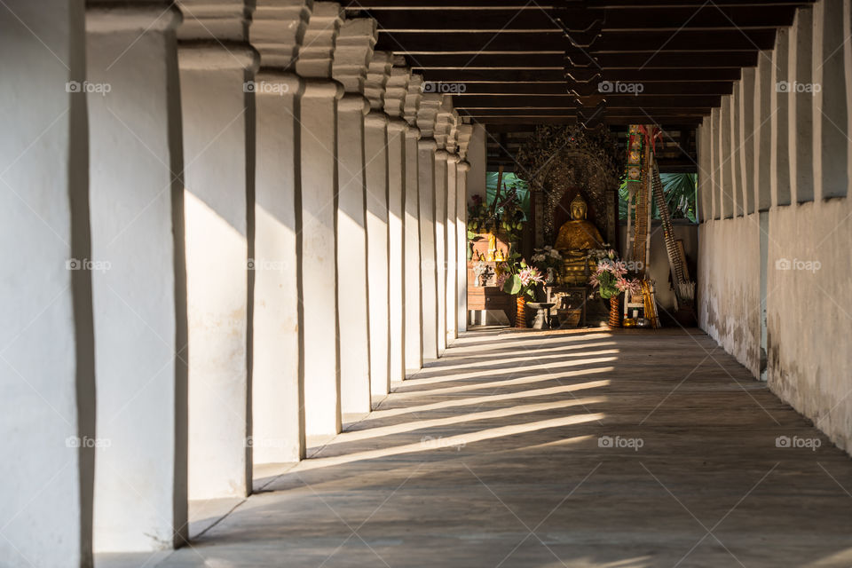 Hall in the temple 