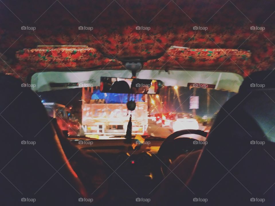 A ride in a vintage car.