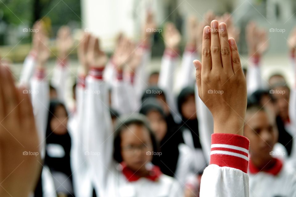 Raise your hand Paskibraka Indonesia