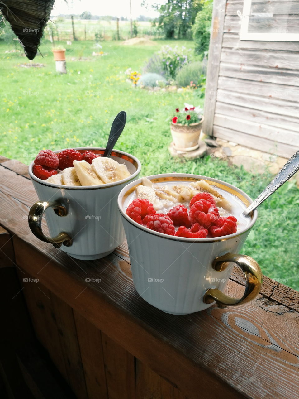 healthy and delicious breakfast for two
