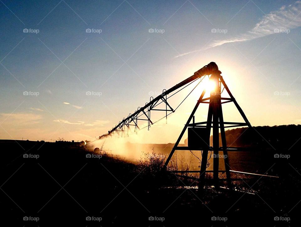 Sistema de riego en Castilla y León