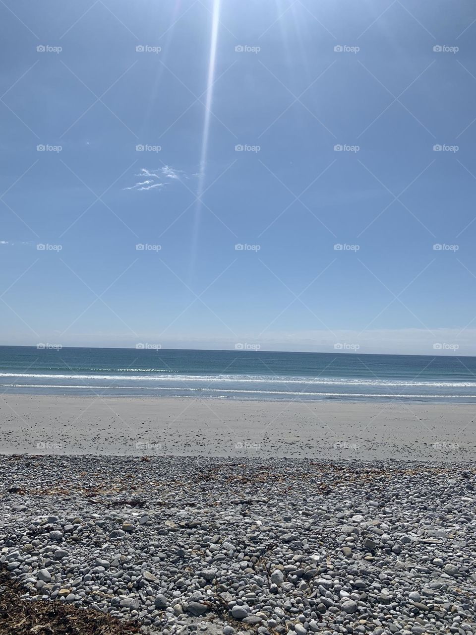 Daniel’s Head Beach in the summer heat 