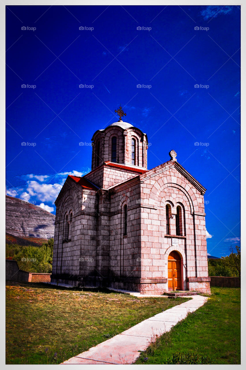 Church in Cetina, Croatia