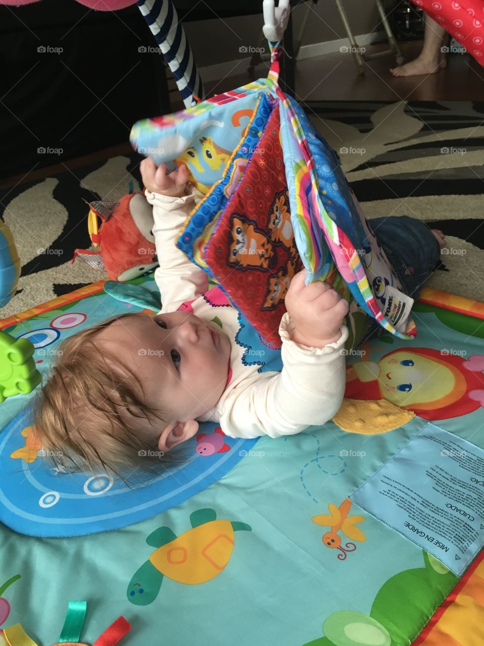 Baby reading