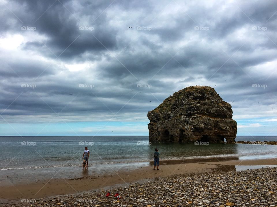 Marsden Rock ... beach landscape 