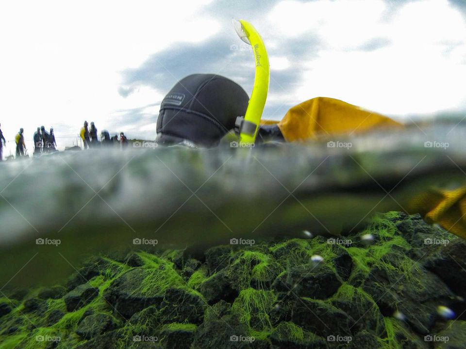 snorkeling in Iceland