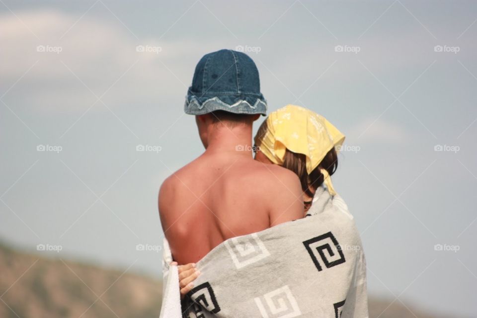 Couple at the beach 