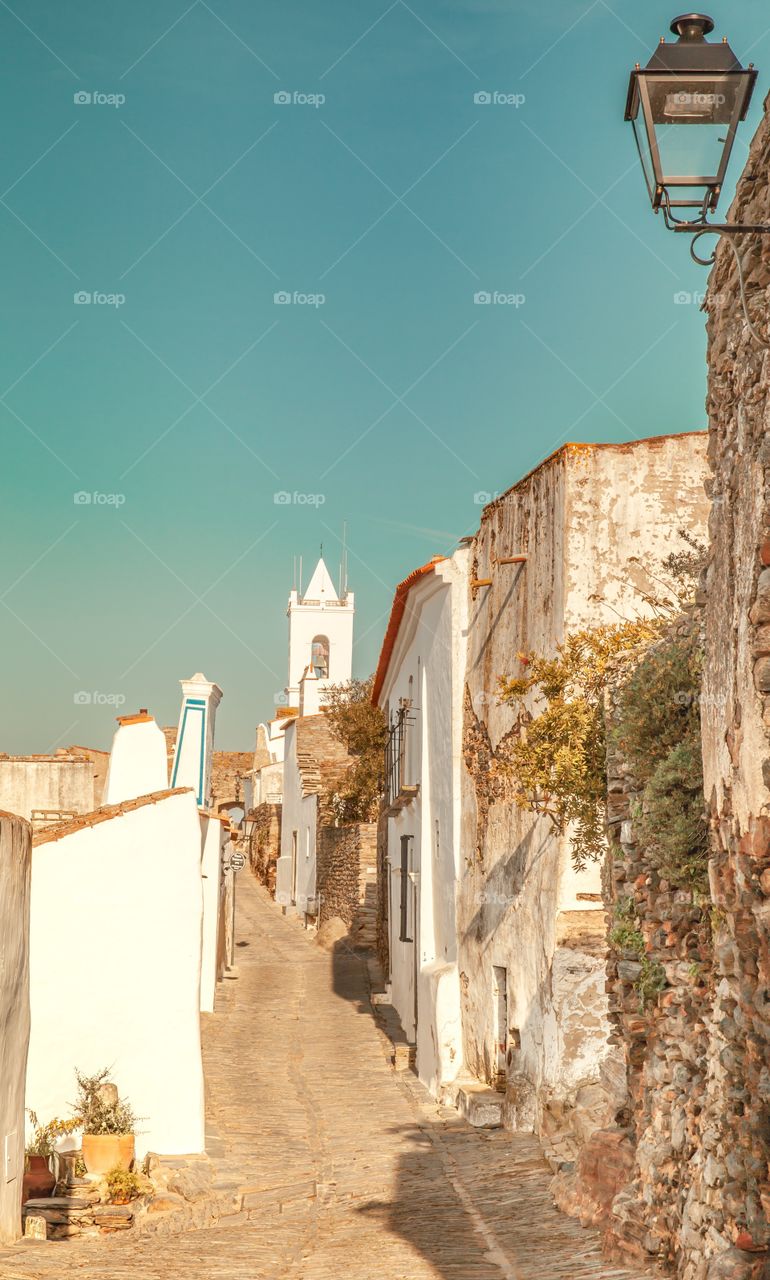 Historic village Monsaraz Alentejo Portugal 