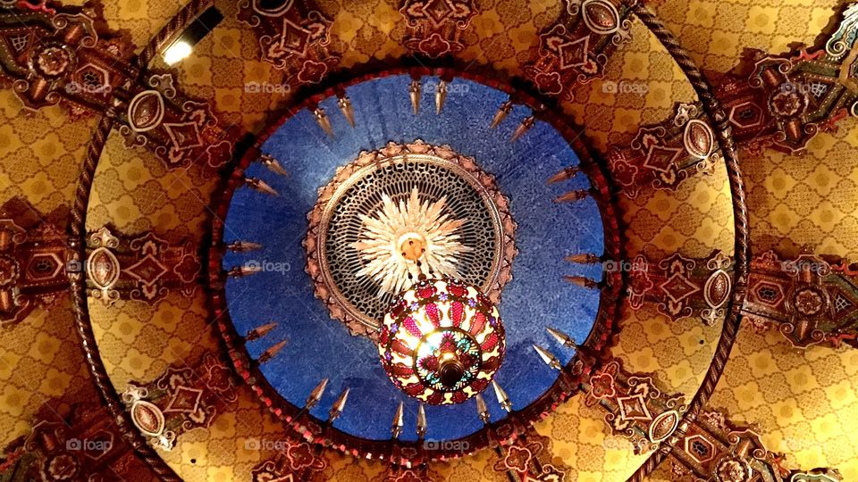 Fox Theatre ceiling, Downtown Detroit, MI