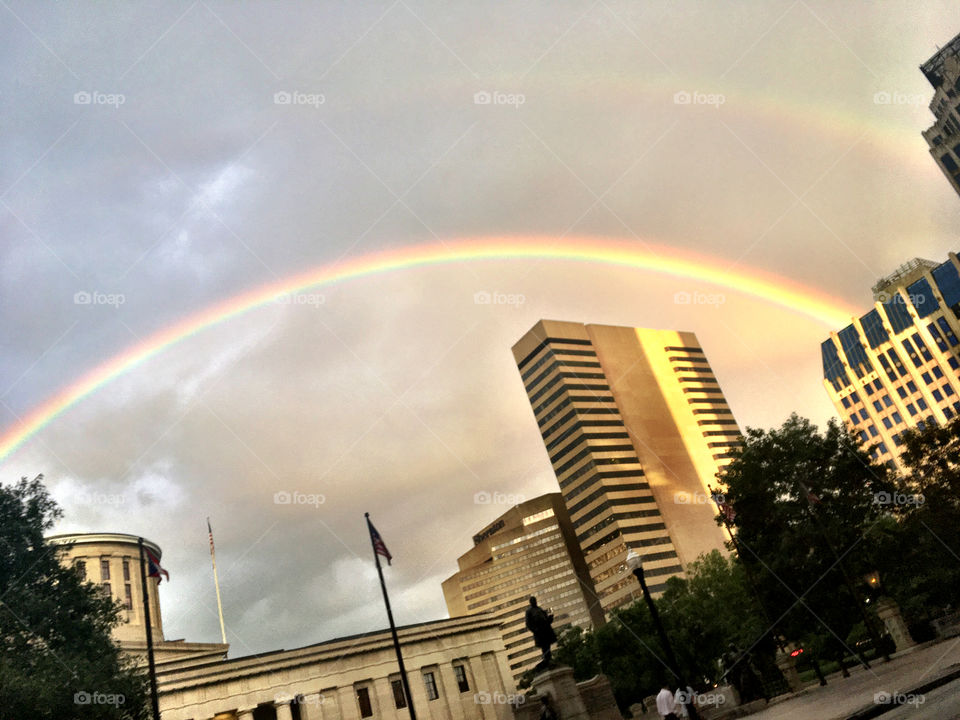 Downtown rainbow