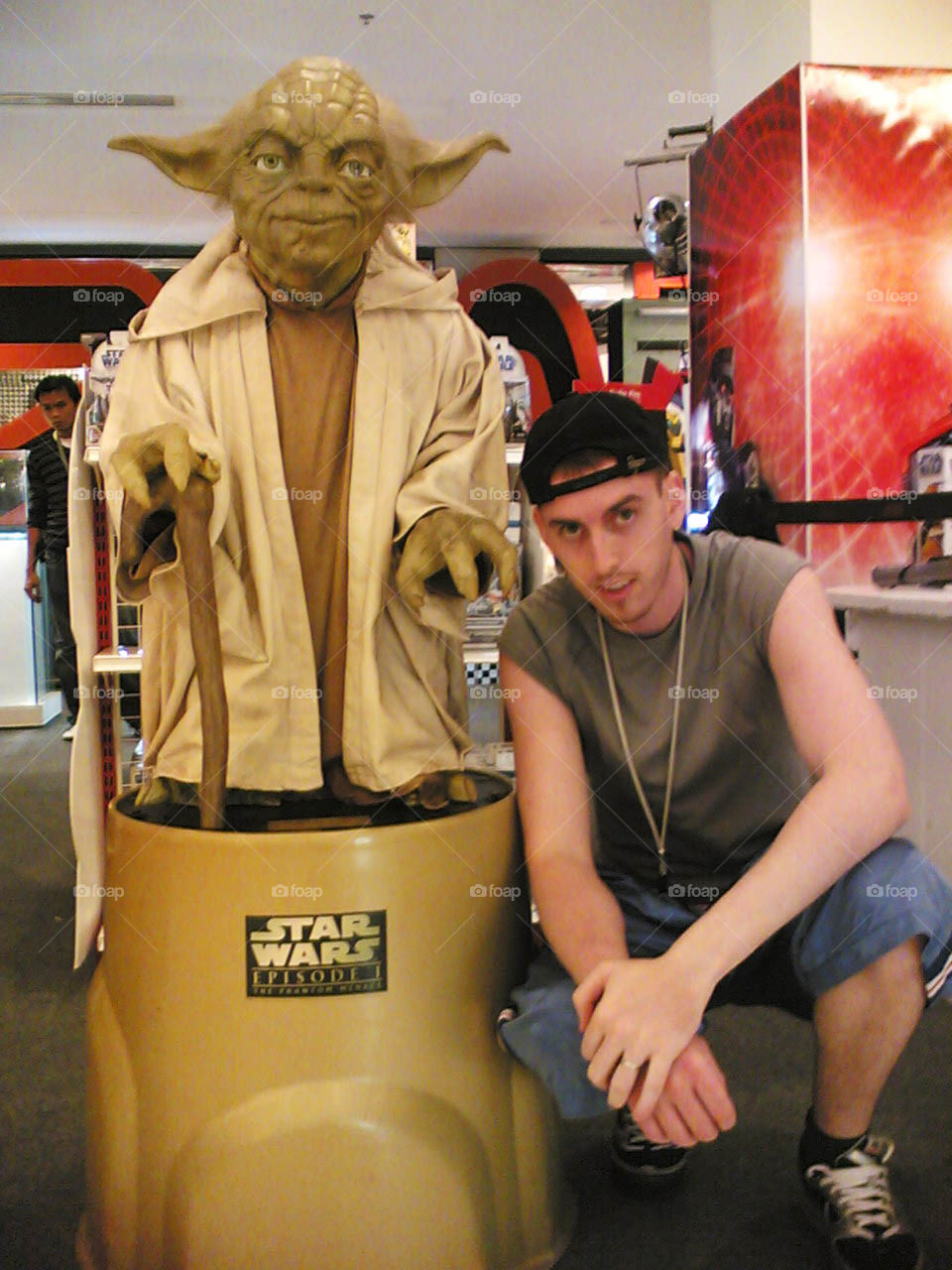 Young padawan with master Yoda