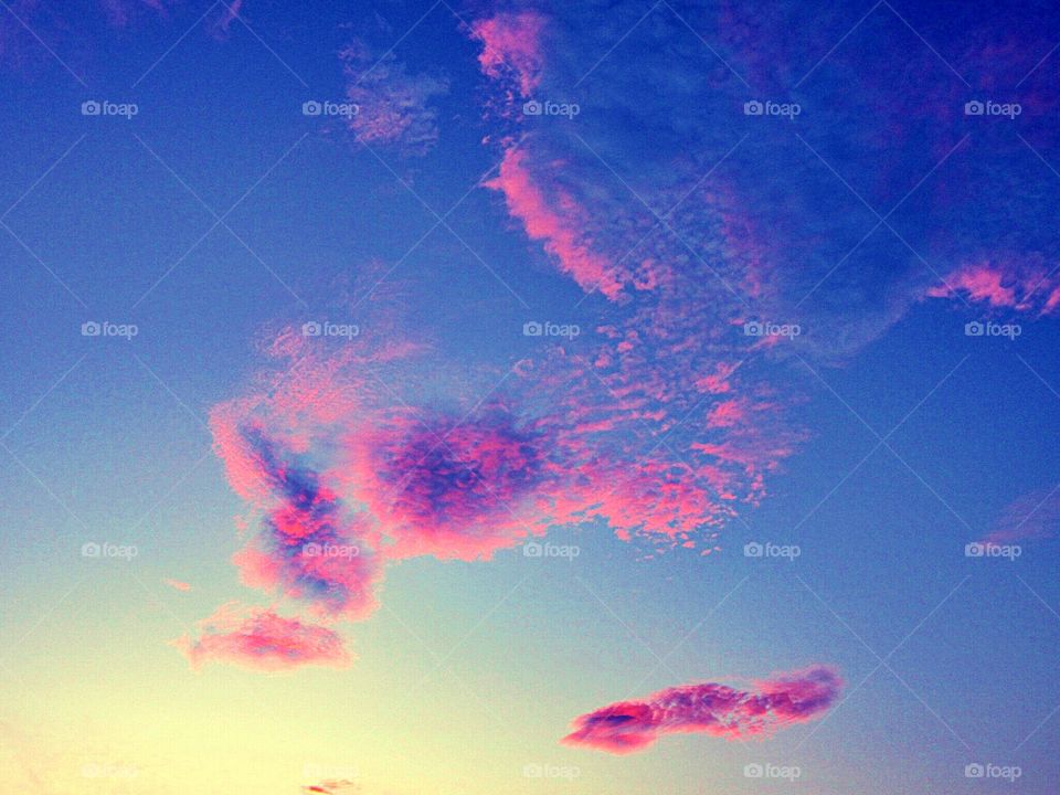 Clouds over Praia ( Italy ).