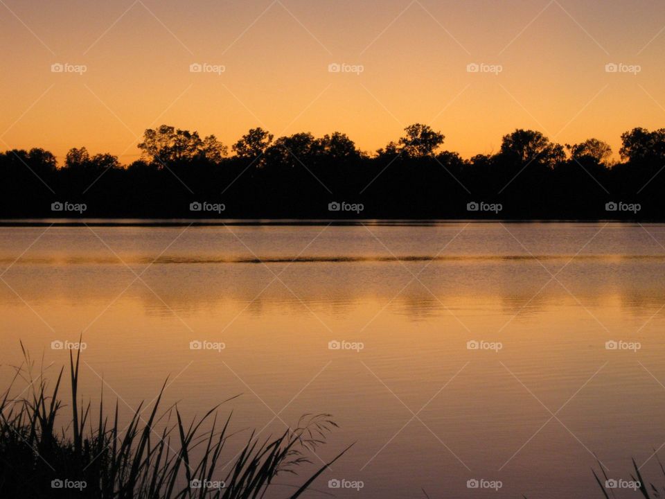 Breath-taking Louisiana Sunset on Beautiful Buhlow Lake in Pineville, LA