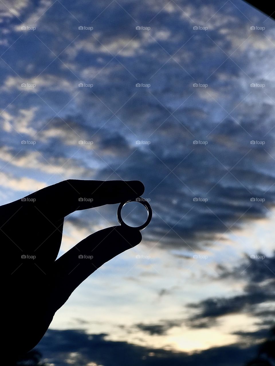 A love ring with the nice background ever!