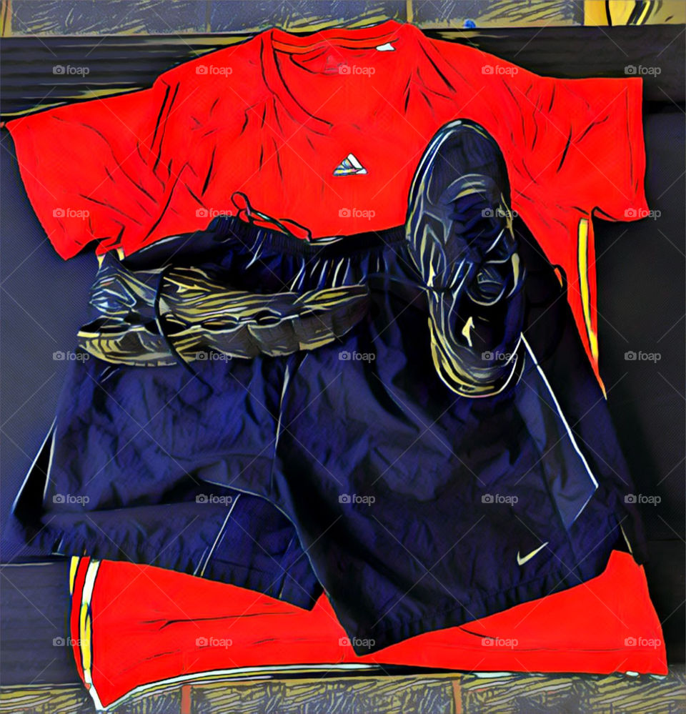 🏃‍♂️ 🇺🇸 Good Morning!  Everything ready to sweat the shirt. Let's go for a good morning jog?  Running is good for your health! / 🇧🇷 Bom dia! Tudo pronto para suar a camisa. Vamos para um bom cooper matinal? Correr faz bem para a saúde! 