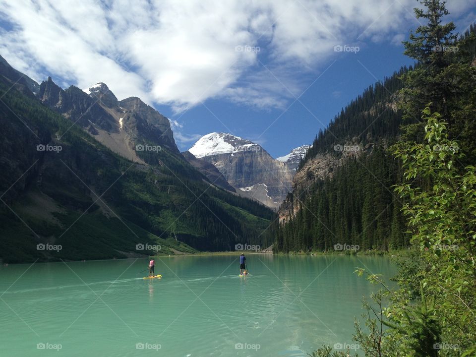 View of beautiful Lake Louise