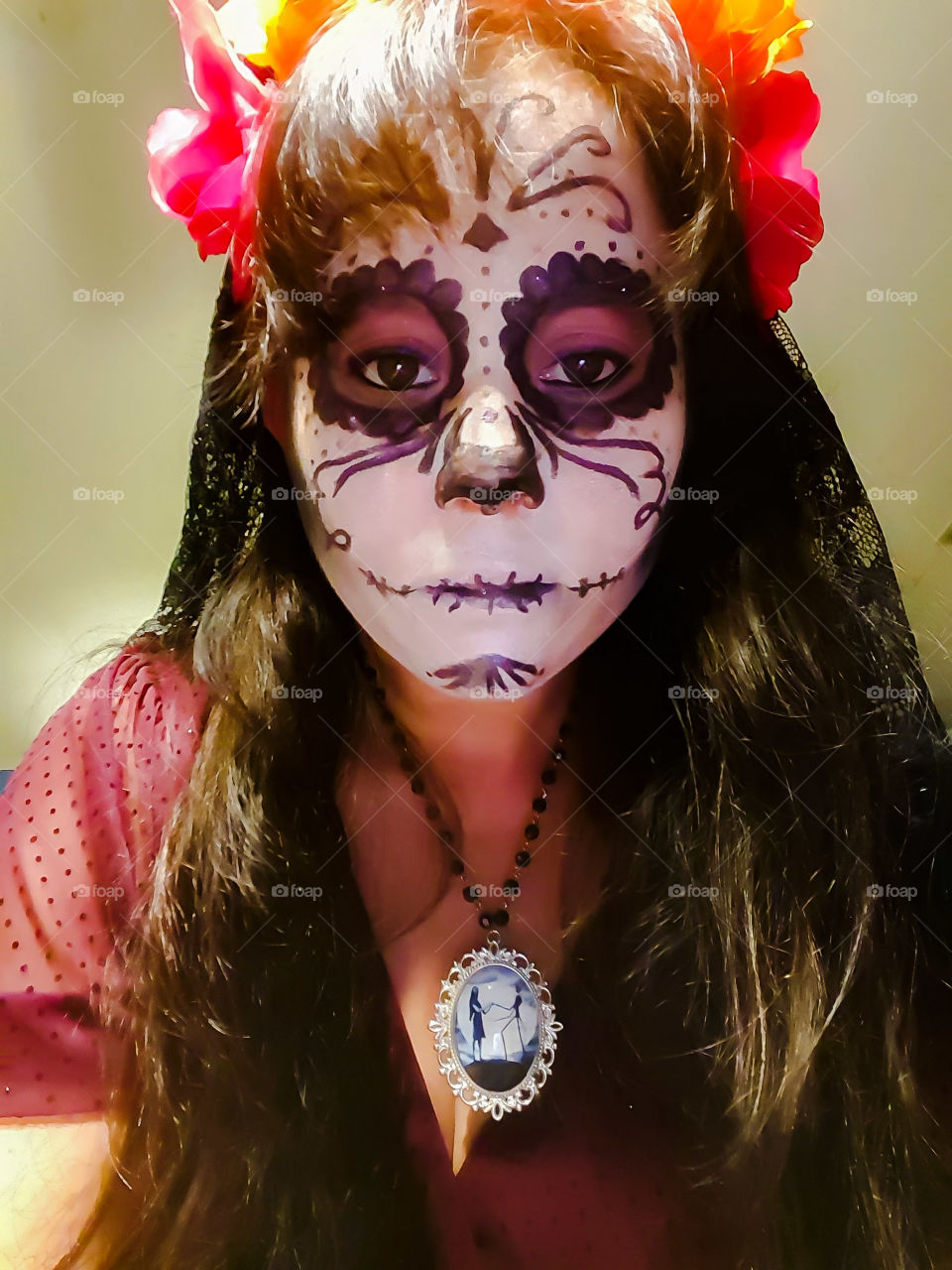 Halloween, Fantasy, Face, Girl, Portrait