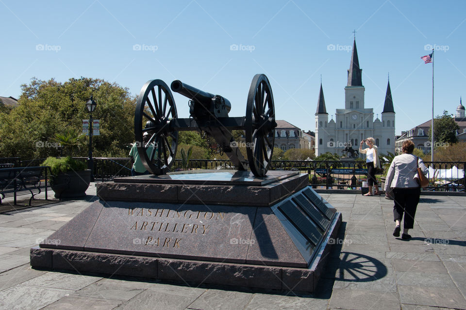 Statue in Jackson square 