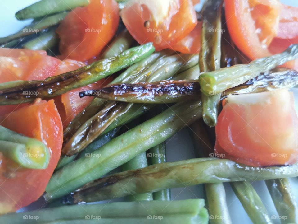 Green Beans and Tomato