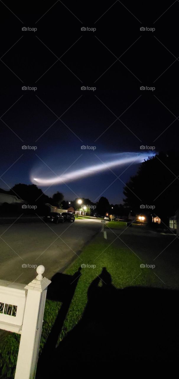 Space X launch from Jacksonville