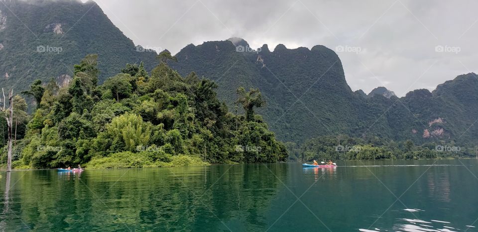 Lake kayaking