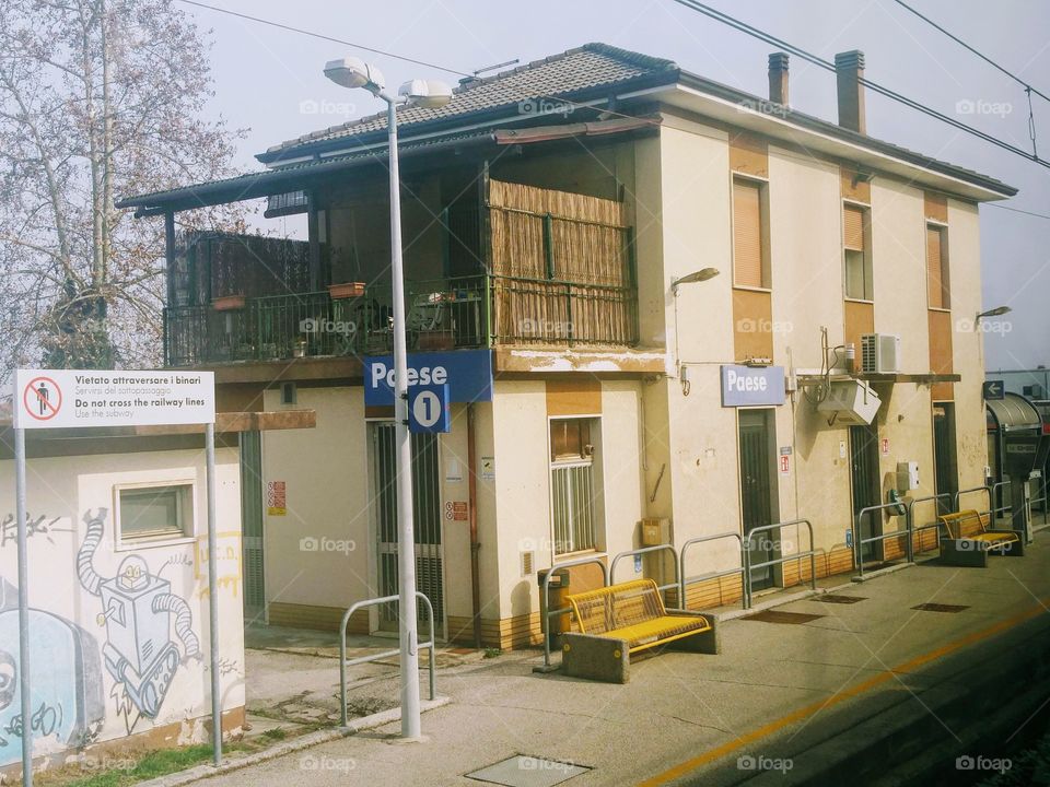 Italian railway station