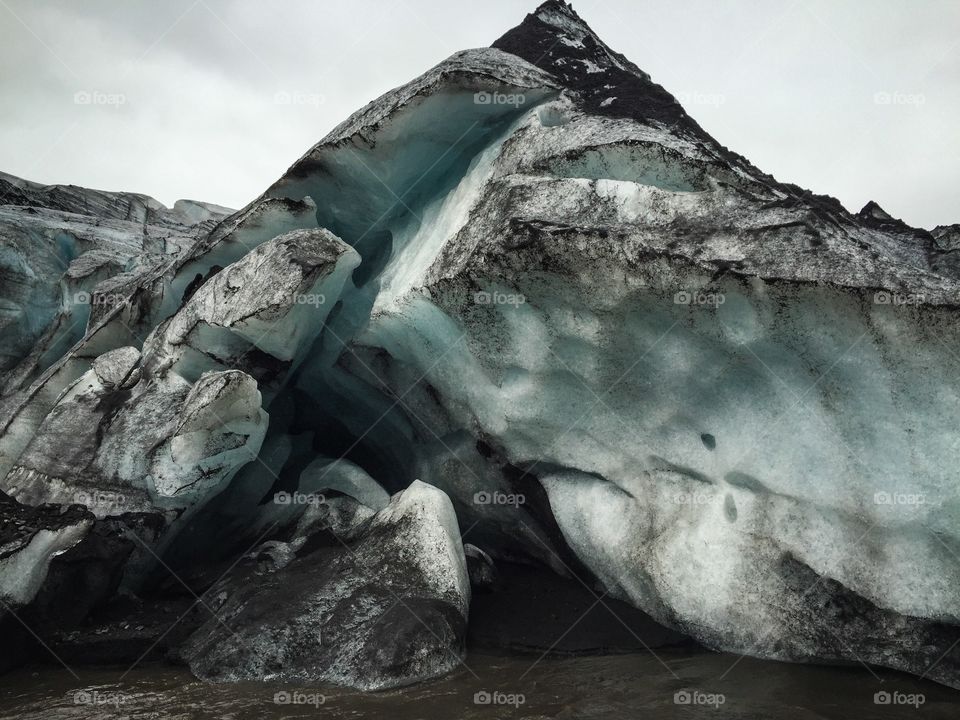 Scenic view of glacier