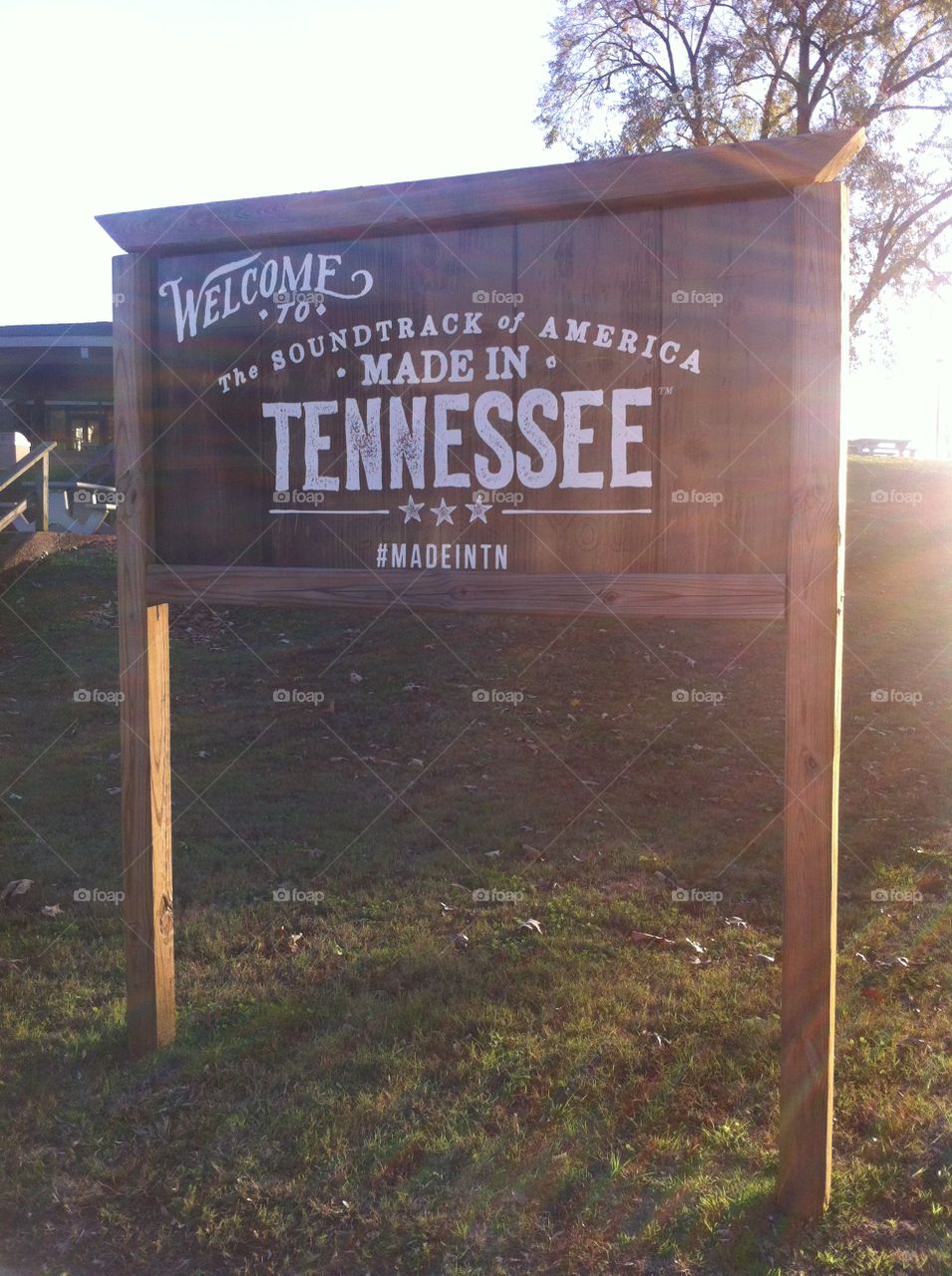 Tennesee welcome sign