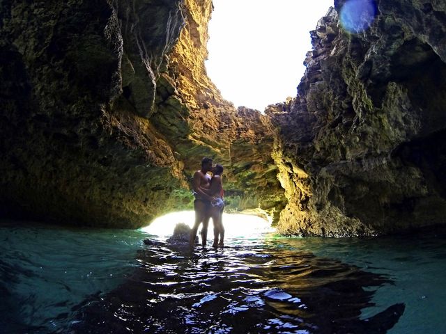 Hidden cave
