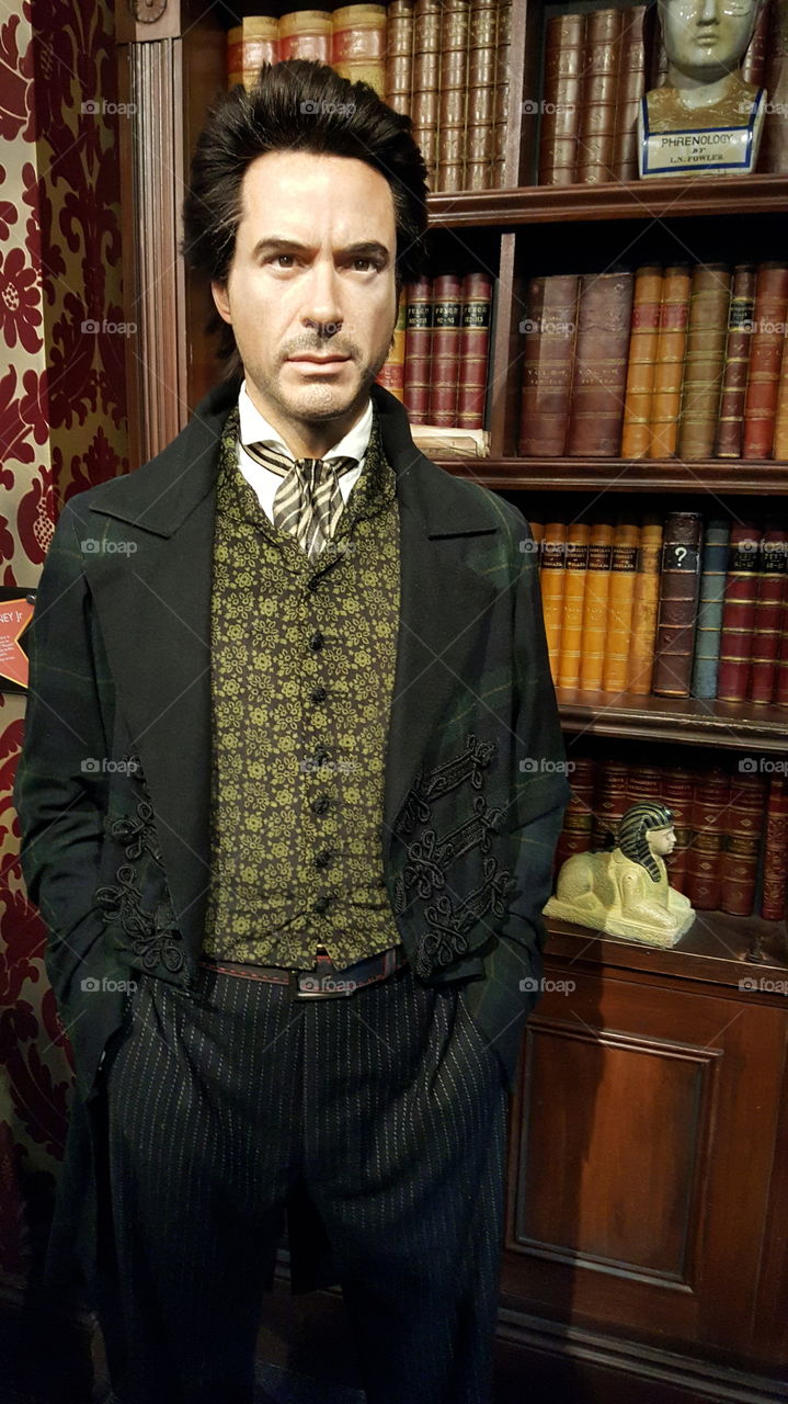 Robert Downey Jr. as Sherlock Holmes, Madame Tussauds wax museum