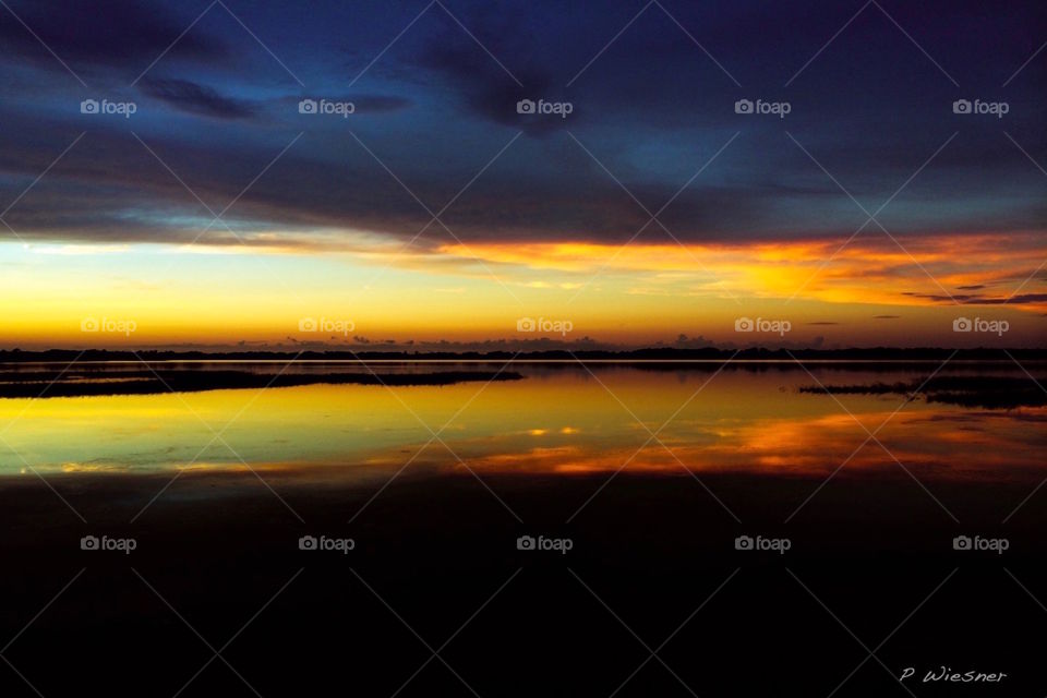 Sunset lake Down 