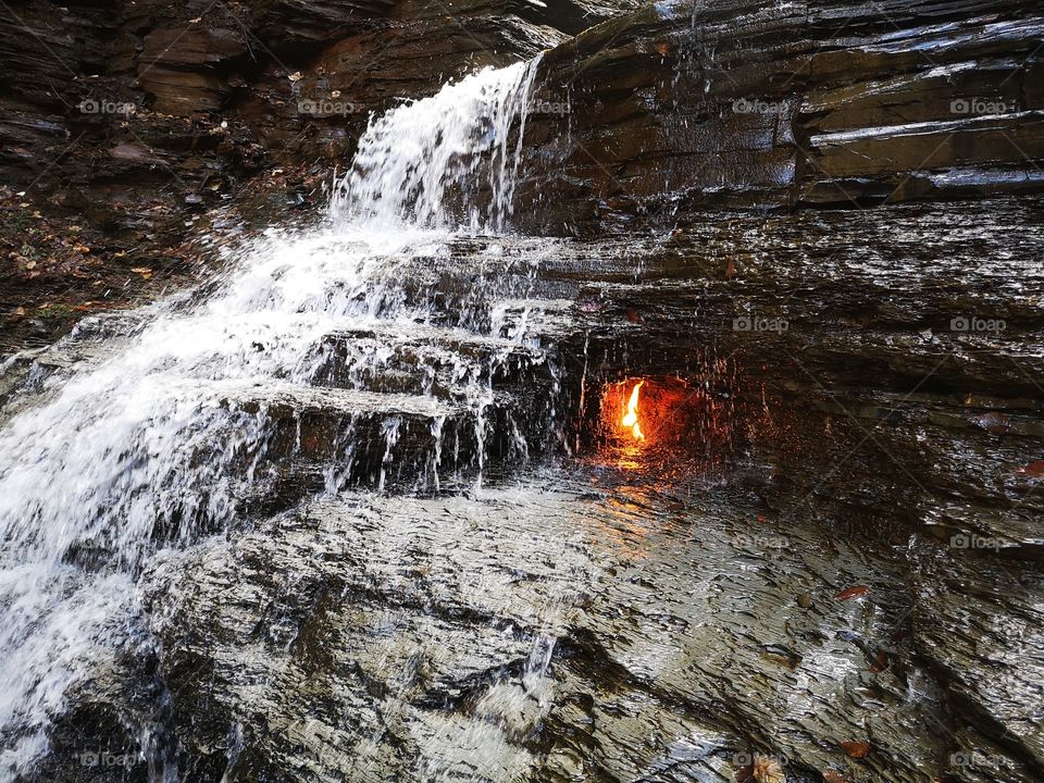 eternal flame waterfall