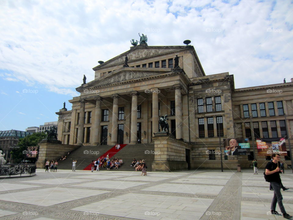 Architecture, Administration, Outdoors, Travel, Flag