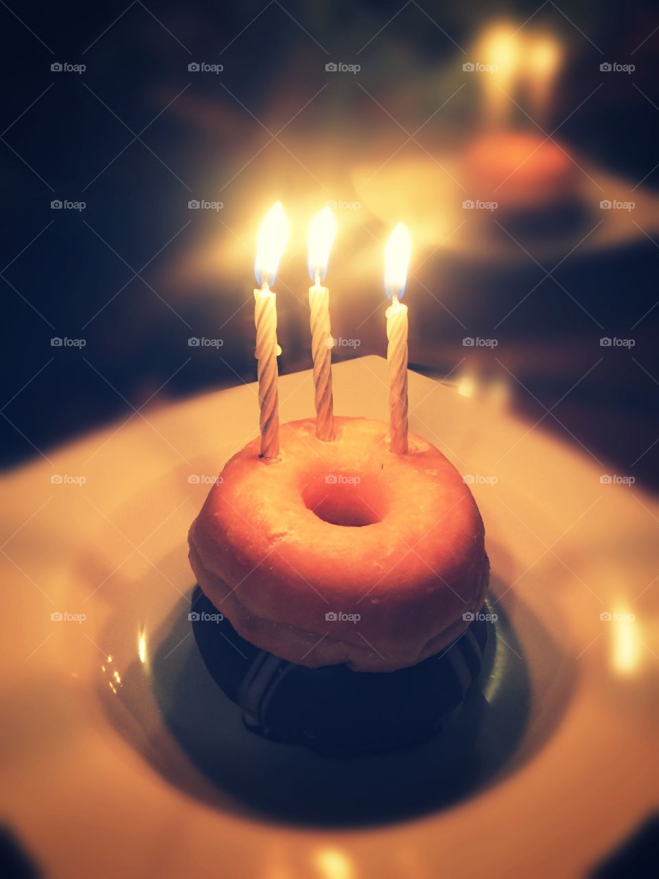 Birthday dounut 