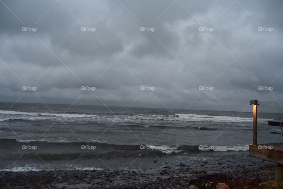 Water, Sea, Beach, No Person, Sunset
