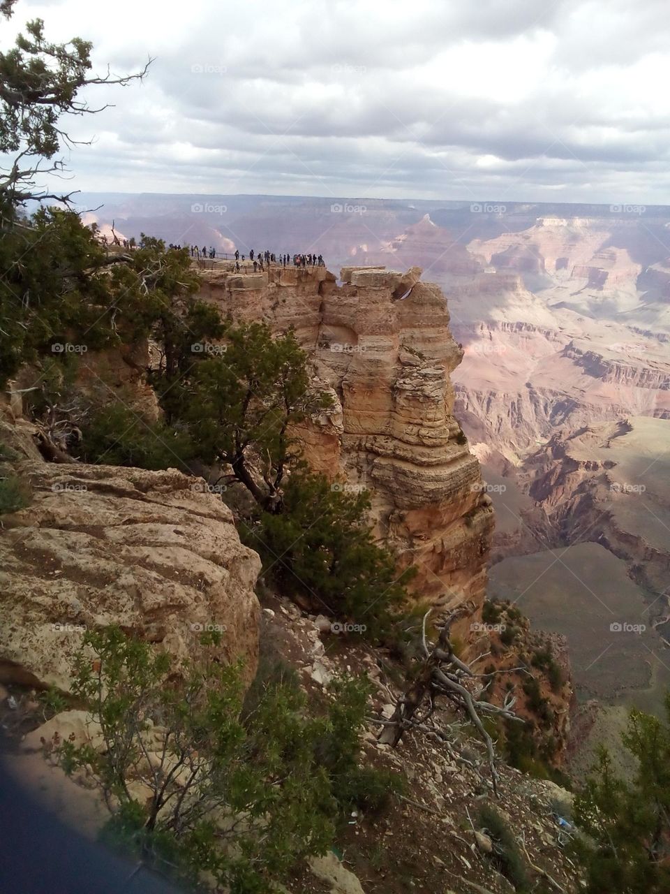 Mountain access to canyon