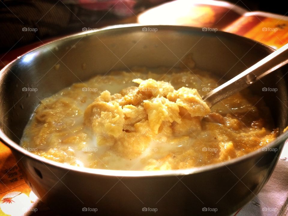 Eating Cornflakes with Milk....