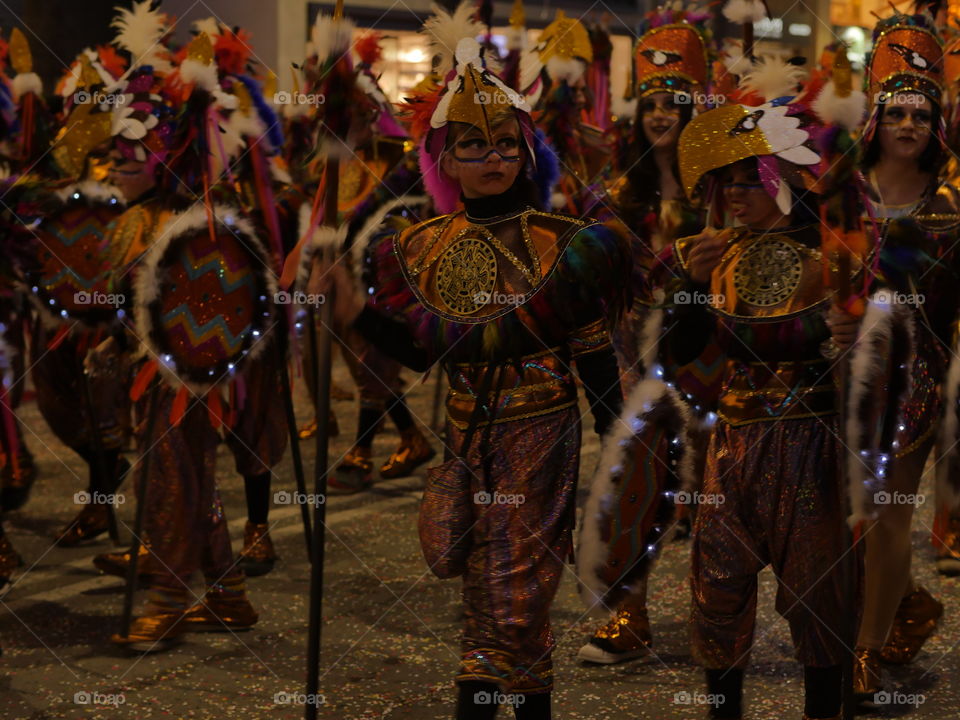 traditional party carnaval