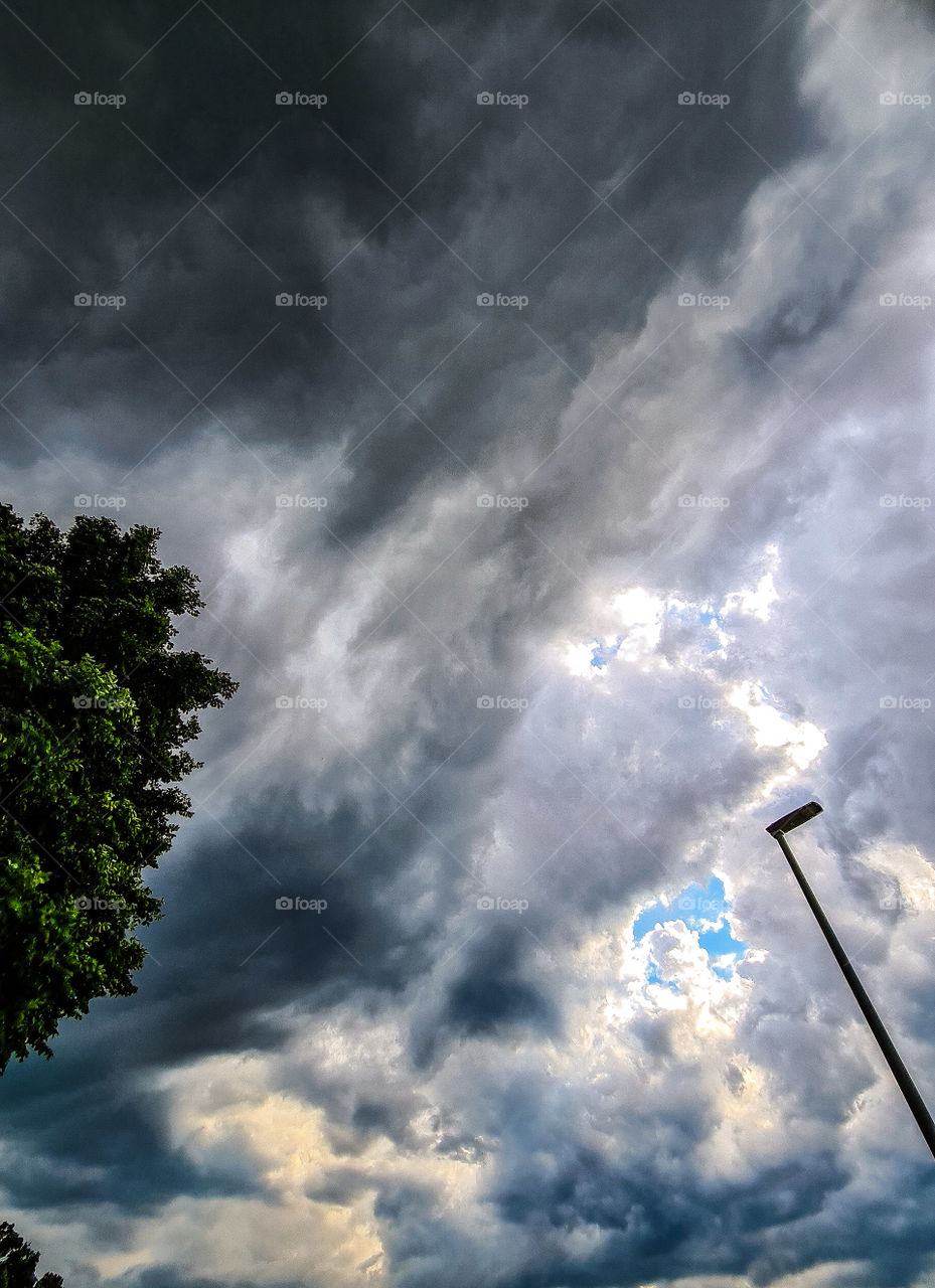 The sky before the Thunderstorm!