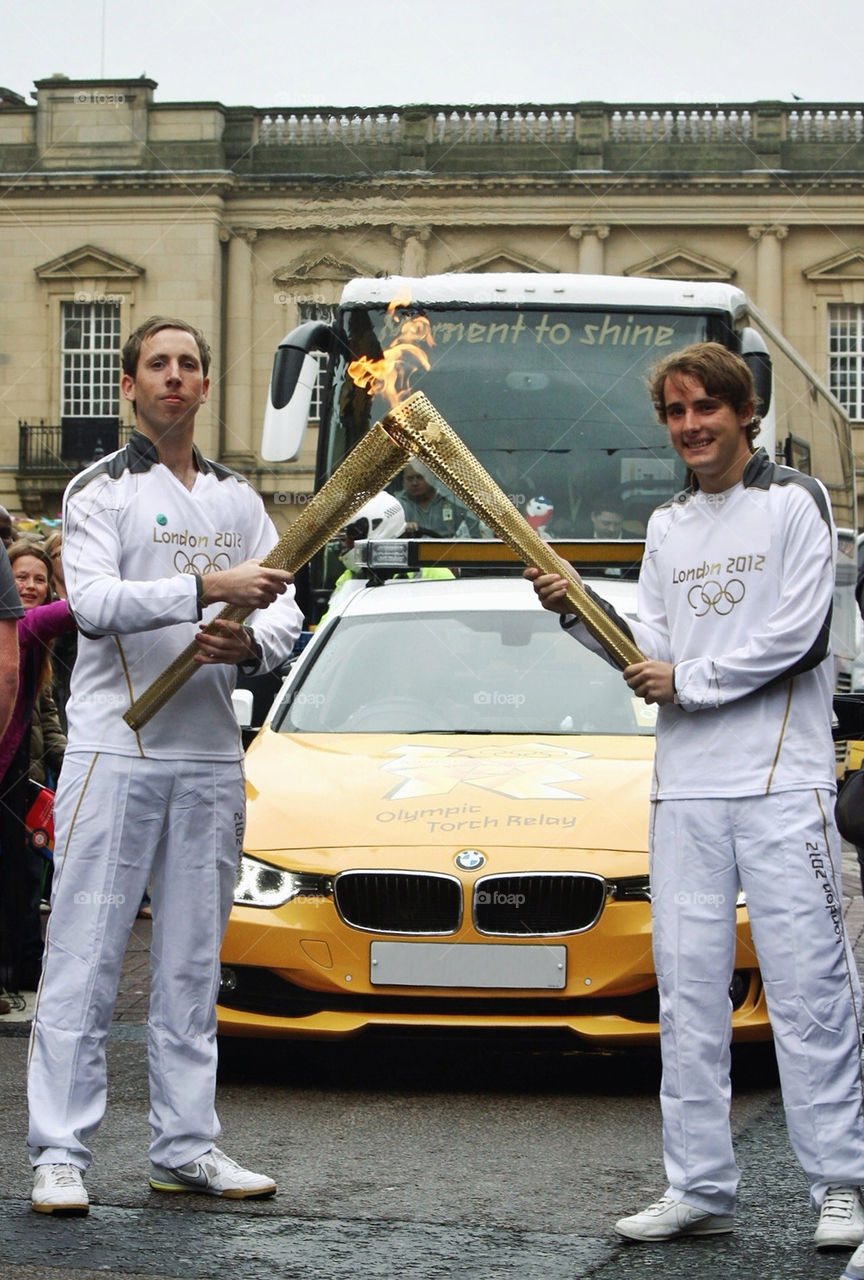 white bus london fire by ahilton2007