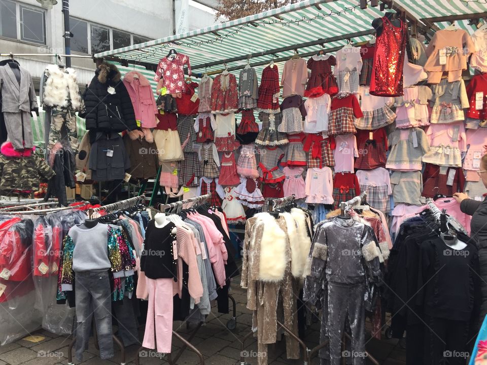 Kids clothes market stall Romford 